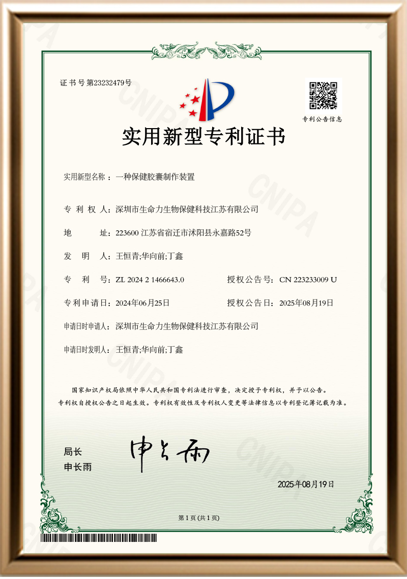 保健胶囊制作